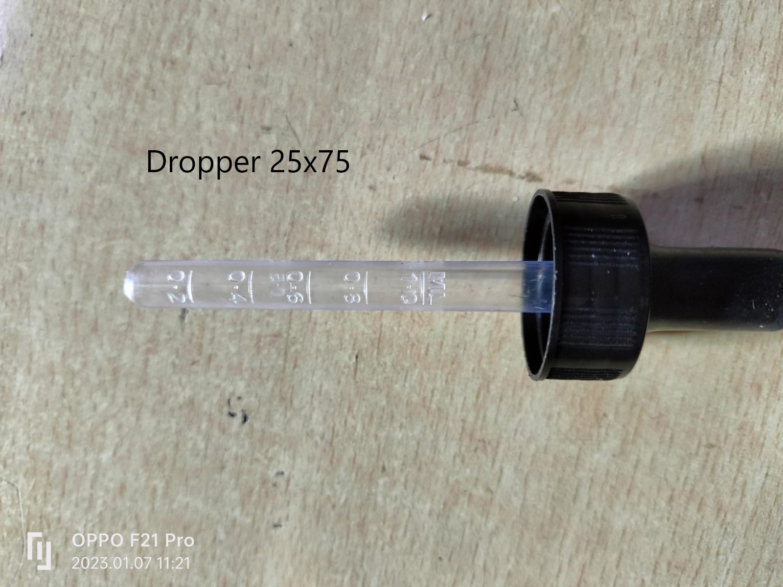 25x75 Plastic Dropper — view 5