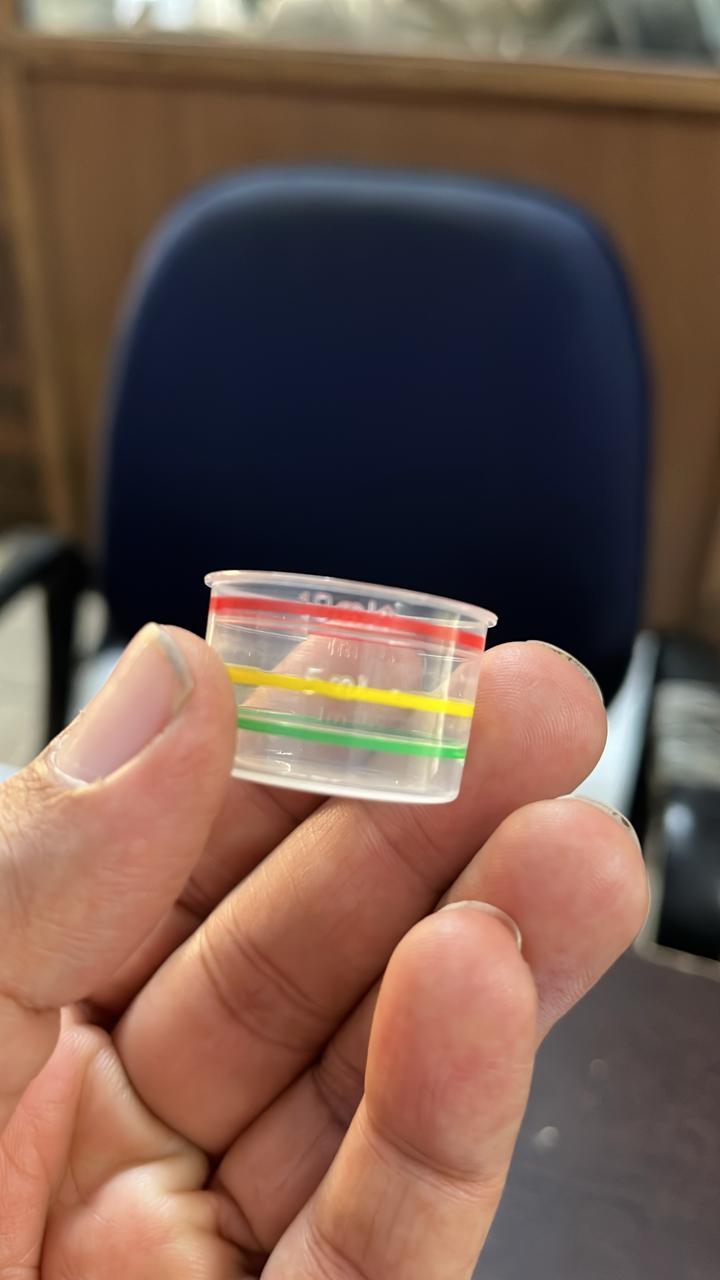 Three Color Strip Measuring Cap — view 1